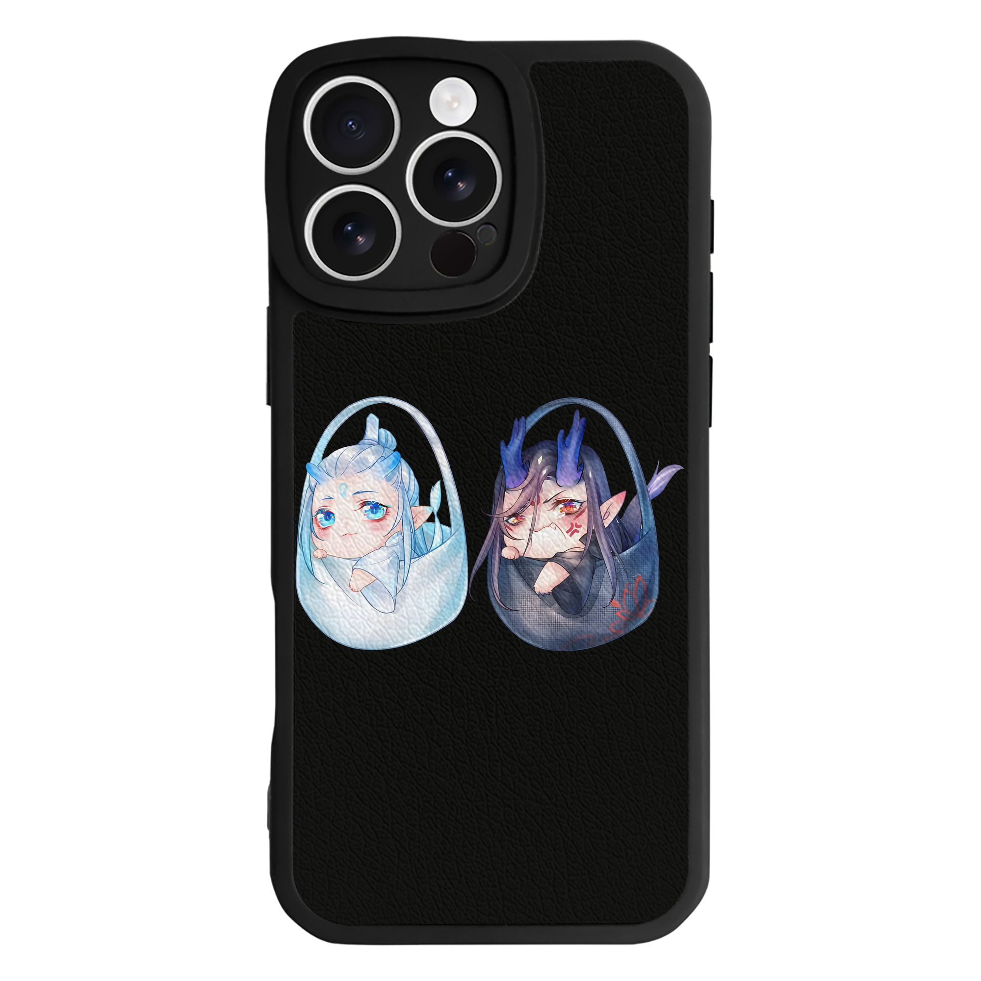 （画像用） Ne Zha 2 ナタ 魔童の大暴れ 【iPhone 16シリーズ対応】シリコンスマホケース（レザー調） 材質：シリコン